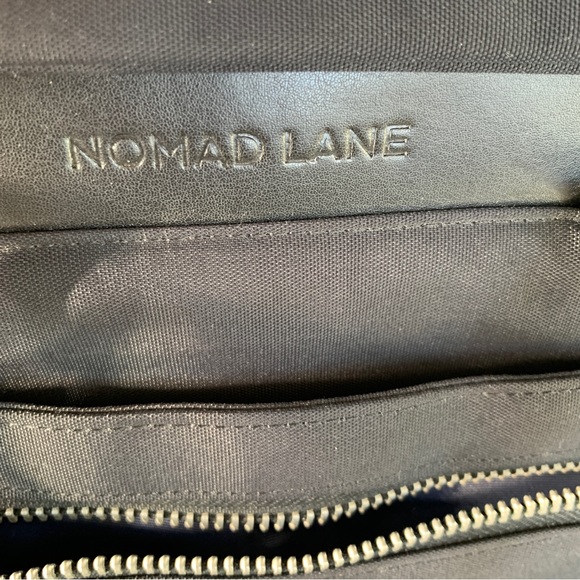 Black Travel Bag with Structured Design and Metal Feet - Picture 4 of 16